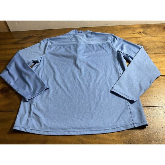 Vineyard Vines Performance On The Go Shep Shirt Light Blue Gray Accents Size Med - Picture 7 of 8
